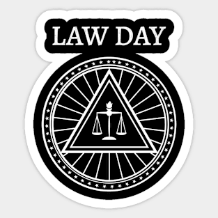 Law Day Sticker